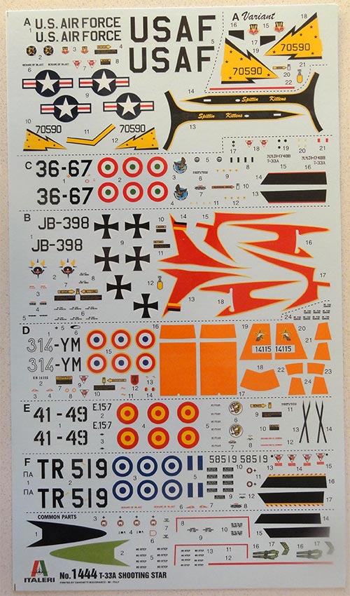 italeri t-33 decals