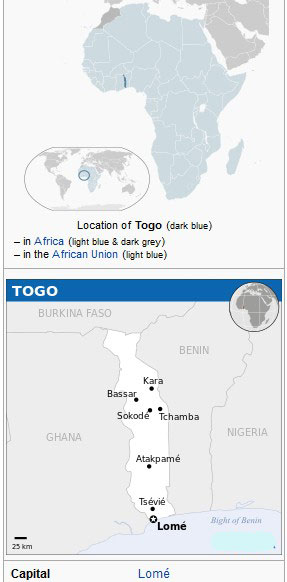 togo map
